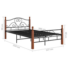 FAMIROSA Giroletto Nero in Metallo 120x200 cm-4934