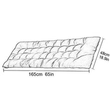 eewopjkj Cuscino per Lettino Supporto per Schienale Alto Addensare Cuscino per Sedia Relax Extra-Large Cuscino reclinabile Cuscini per Sedia a Dondolo Cuscini da Giardino-Blu Scuro 48x165 cm