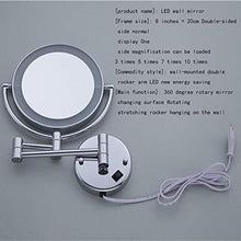 Specchio Bagno Vanity Specchi a Muro Montaggio a LED Trucco Trucco Hard, 8 Pollici, Double-Sided