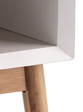 Wink design,Liepaja, Comodino / Tavolino, Legno, Marrone, 58 x 42 x 30 cm