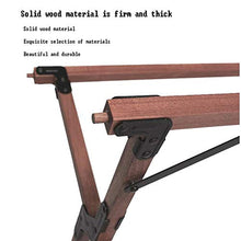 SCDXJ Tavolo da Esterno Giardino，Legno Massiccio tavolino pieghfnole，Adatto per Campeggio, Barbecue, Balcone,Brown-120 * 60 * 41cm