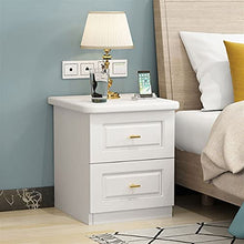 FEANG Comodino Mini Semplice Moderno Ultra-Stretto da 20 cm Largo Piccolo Piccolo per Camera da Letto Comodino Cabinet di stoccaggio (Bianco)