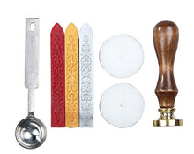 SaySure - Vintage Fancy Wax Seal Stamp Sticks Spoon Set Gift Thank You