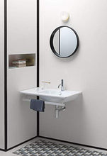 Lavabo con ripiano a sinistra, 80 x 50 cm, lavabo ExtraGlaze