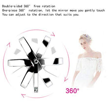Specchio Specchio per Il Trucco, Specchio ingranditore 3X Specchio per Il Trucco Illuminato con luci e ingrandimento, Touch Screen Specchio per Il Trucco Specchio per Il Trucco su Supporto