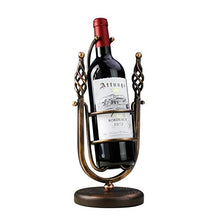DHTOMC - Espositore per vino, in ferro, per vino, colore: rosso, per cucina, bar, artigianato