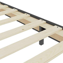 FAMIROSA Letto a Molle Grigio Scuro in Tessuto 160x200 cm-4713