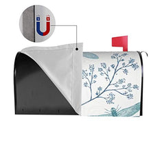 Copertura magnetica per cassetta postale con animali libellula e animali selvatici, design unico, per giardino, cortile, dimensioni standard, 53 x 45 cm