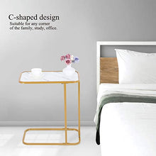 Cikonielf - Tavolino da comodino, in stile moderno, per soggiorno, camera da letto, piccoli spazi, decorazione della casa