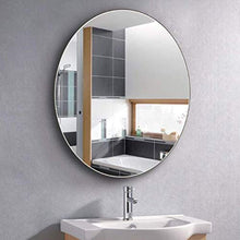 AJH Specchi da Bagno Specchio da Parete Specchio da Trucco Vanity Specchio da Bagno Senza Cornice Specchio da Bagno Ovale Specchio da Trucco a Parete per corridoio Camera