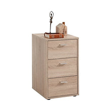 FMD Moebel Gea A3 Comodino, 35x39,9x62,4 H cm, Rovere, Nobilitato
