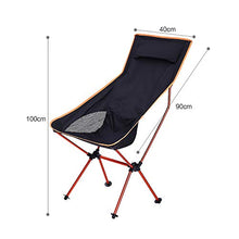CHB Set Pieghevole per Esterni Portatile Sedia Set Schienale in Tessuto Oxford Tre Pezzi Combinazione Reclinabile Pieghevole Nera