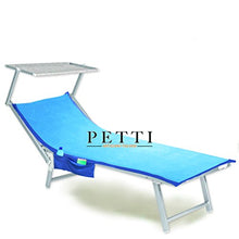 PETTI Artigiani Italiani - Telo Mare, Celeste, Telo Mare Microfibra, Telo Mare per Lettino, Telo Spiaggia