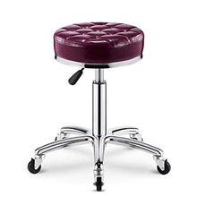 Sgabello Sedia girevole con ruote, cuscino spessore regolabile in altezza sgabello da colazione uso domestico cucina cucina sala da pranzo cafe sgabello sgabello (colore: D, dimensione: 33 * 56 cm)