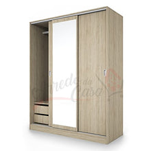 Arredodacasa.com Armadio A Tre Ante SCORREVOLI Modello AI1006 (Rovere)