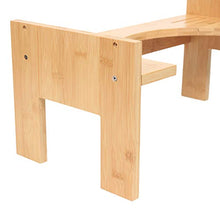 Sgabello da bagno in legno antiscivolo da 7 a 9 pollici per intasamento piles in rilievo