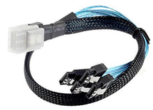 SaySure - Mini SAS 4i SFF-8087 36P 36-Pin Male to 4 SATA 7-Pin Splitter