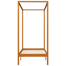 FAMIROSA Giroletto con Baldacchino 2 Cassetti in Legno di Pino 90x200 cm-0537