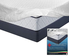 COPRIMATERASSO ELASTICIZZATO FLY 2.0 SPUGNA JACQUARD con angoli - MATRIMONIALE 2 PIAZZE