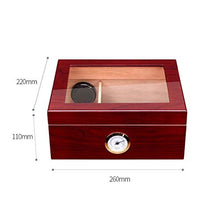 ZYING Cedar Cigar Humidor - con igrometro e umidificatore Versatile Strong Seal Resistente all'Usura