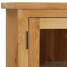 vidaXL - Wand-Eckschrank 45 x 28 x 60 cm Eiche Massivholz
