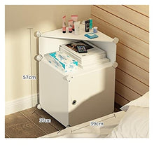 Rowe Semplice Multifunzionale Comodino Camera Gabinetto Governo di immagazzinaggio Storage Rack Pieghevole cassetto Armadio di immagazzinaggio 37 * 39 * 57 Centimetri (Color : Version N)