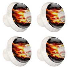 Maniglie per cassetti Manopole per cassetti Manopole rotonde Confezione da 4 per armadietto, cassetti, cassettiere, cassettiere ecc. Seppellire il baseball