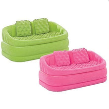 Triway - Divano gonfiabile a 2 posti, in due colori, colore: Verde