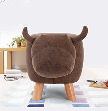 Mobili per la casa e Giardino Simpatico Pouf Imbottito, Pouf ottomano Imbottito per Bambini Gomma Pelle Scamosciata Pouf Pouf Sgabello poggiapiedi Ottomani da Cucina (Colore : A)