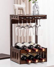 JL Wine Rack Holder, Wall Hanging Wine Bottle Holder, controsoffitto Wine Rack Tavolo Wine Rack Home Décor Pranzo Rack Accent Vino magazzinaggio for Il Vino di stoccaggio