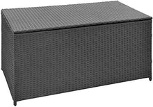 Baule da Giardino, Scatola di immagazzinaggio da giardino in PE Resistente all'acqua con coperchio, contenitore da giardino per patio Giardinaggio utensili, cuscini, accessorio per piscina, cuscini, u