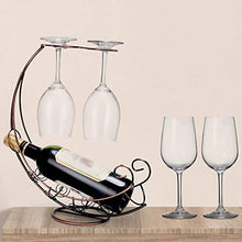 Scaffale per bicchieri da vino, decorazione per vino, nave pirata e vino, da tavolo, adatto per ristoranti, bar, tavoli, cucine