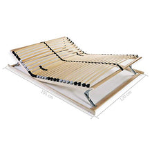 Tidyard Rete a Doghe 7 Zone con 28 Doghe in Legno FSC 120x200 cm