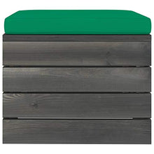 FAMIROSA Set Divani da Giardino su Pallet 7 pz con Cuscini Massello Pino-1880