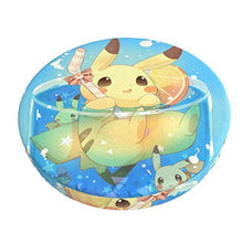 Pikachu - Coprisgabello rotondo per sedia da bar, lavabile, elastico, per sgabelli rotondi da 35,6 cm