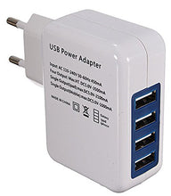 SaySure - 4 USB Port Micro USB Charger USB Adapter HUB EU US Plug