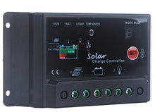 SaySure - 30A 12/24V Solar Panel Battery Charge Controller Regulator