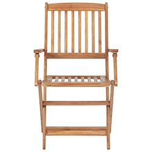 vidaXL Set da Bistrot 4 pz in Legno Massello di Acacia