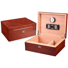 CLJ-LJ Ebano Legno Cigar Box Legno di Cedro humidor Regalo Storage Box Fumare