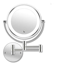 Supporto da parete a LED da 8,5", con ingrandimento 5x, pulsante touch, luce regolabile