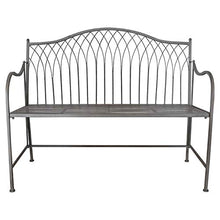 La Grande Prairie - Panca, 114 x 43 x 94 cm, colore: Grigio