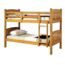 MOBLED - Letto a Castello per Ragazzi in Legno Massiccio Verniciato per Letto da 90 x 190 cm
