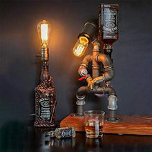 Sansund Steampunk - Lampada industriale da tavolo, stile vintage, per la casa