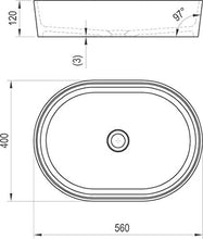 Lavabo di design | Lavabo da appoggio | Lavabo ovale | Lavabo a mano MOON 2 | RAVAK