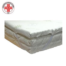 Dormiland Topper Correttore Materasso in Memory Altezza 4 cm Memory Foam Sfoderabile Aloe Vera Magnetoterapia Dispositivo Medico (160x190)