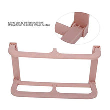 Tarente Doppio Strato Plastic Autoadesivo Pantofole Autoadesivo Portacandetto Organizzatore del Rack (Rosa)