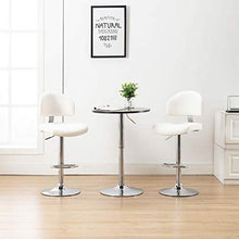 Festnight Sgabelli da Bar 2 pz Bianchi in Similpelle,Design Ergonomico