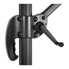 Uniprodo Ombrellone Decentrato Ombrello da Giardino Uni_Umbrella_2SQ250BO (Bordeaux, Rotondo, Ø 250 cm, Girevole)