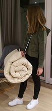 Futon pieghevole 160 x 200 x 8 (Ecrù)
