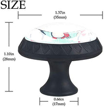 Cute Penguins Pomelli per Porta Set di 4 Pomelli per Mobili Manopole per Cassetti Cucina Armadio Vetro